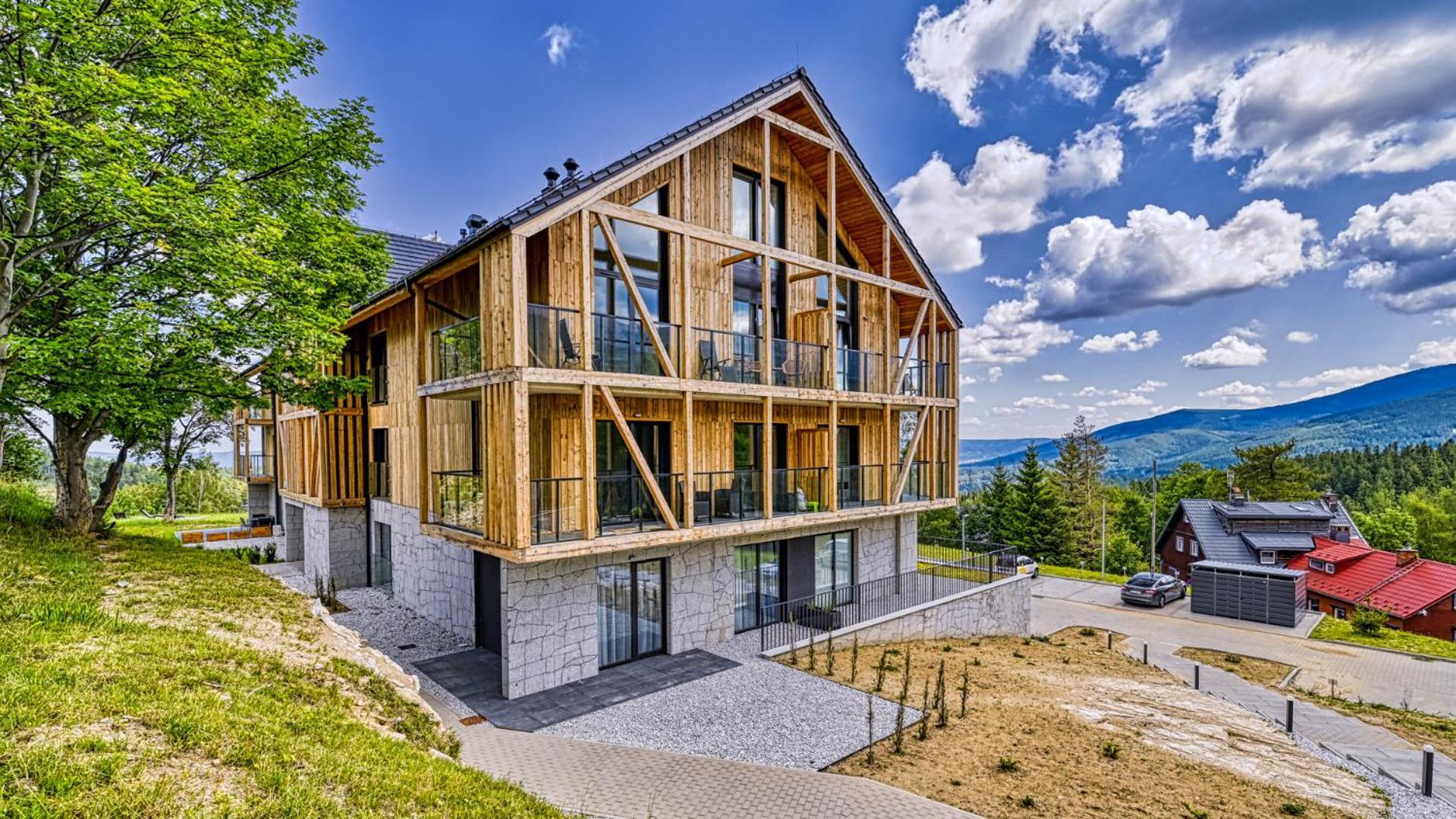 Orlik Vip Residence - Apartament Dwupoziomowy Sniezka Skyline Z Prywatna Sauna Karpacz Exterior photo