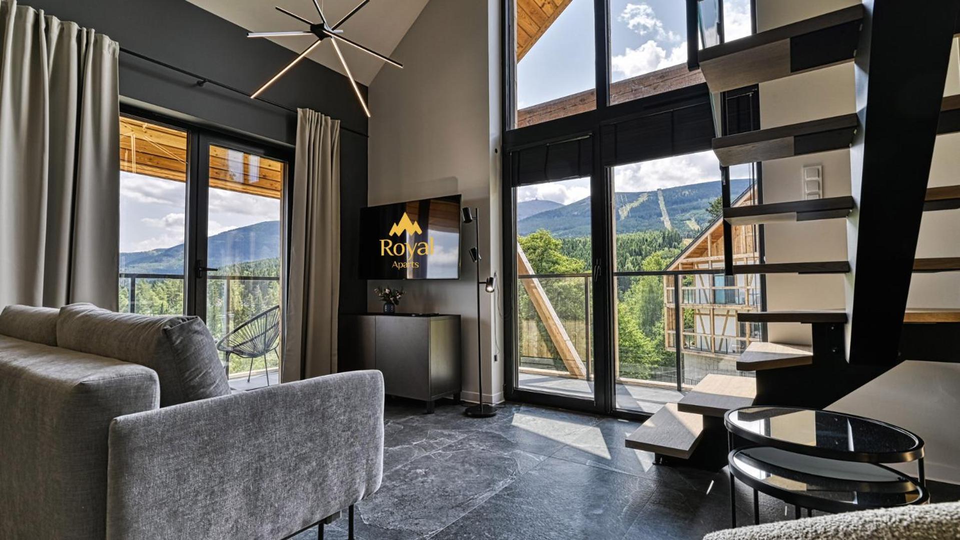 Orlik Vip Residence - Apartament Dwupoziomowy Sniezka Skyline Z Prywatna Sauna Karpacz Exterior photo