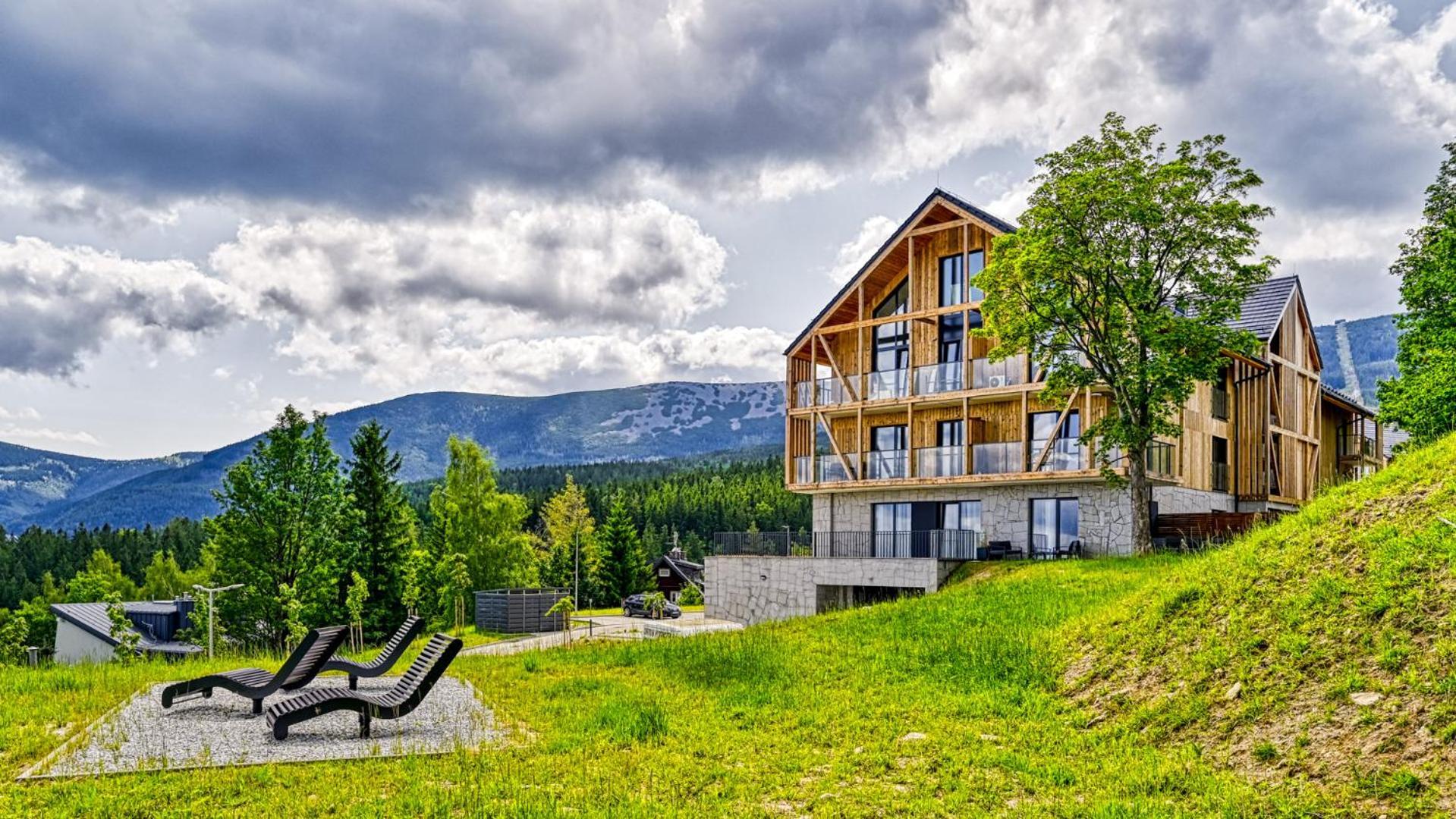 Orlik Vip Residence - Apartament Dwupoziomowy Sniezka Skyline Z Prywatna Sauna Karpacz Exterior photo